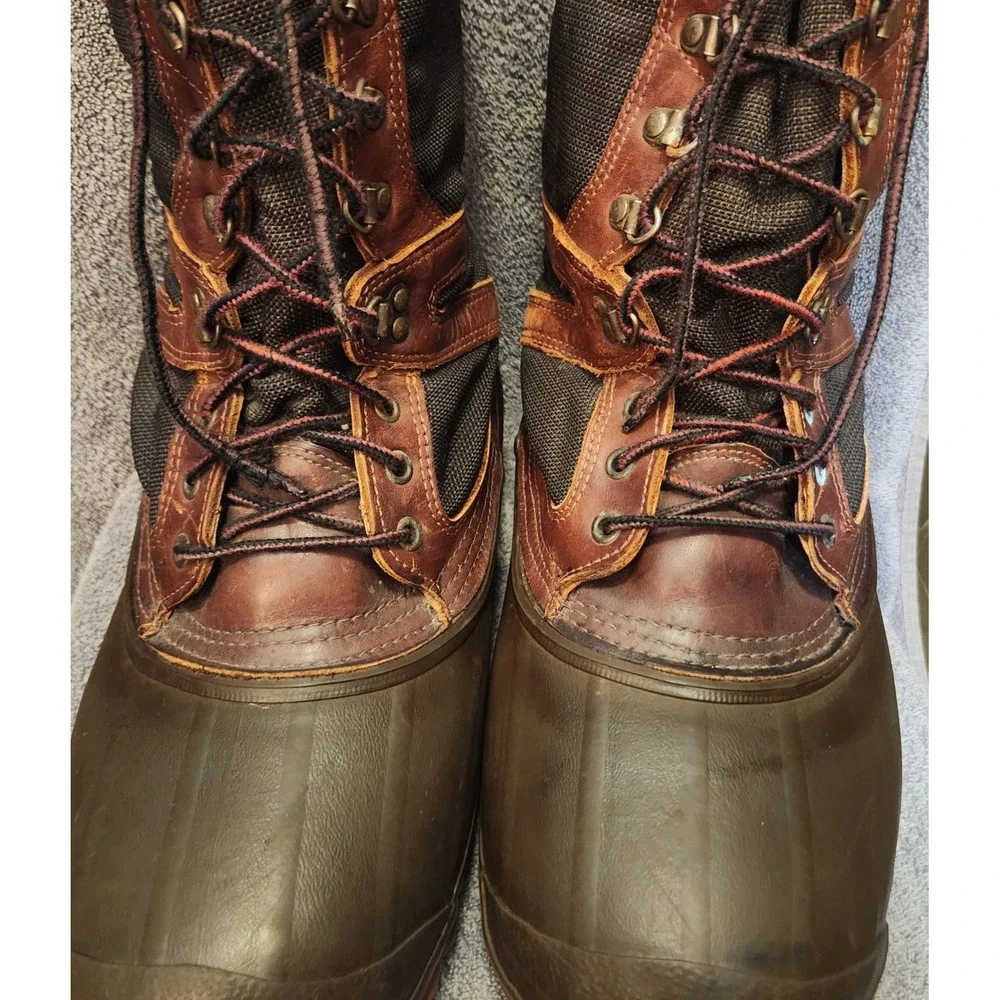 Red Ball Boundary Steel Shank Duck Boots Men 12 Excellent Vintage Union Made USA